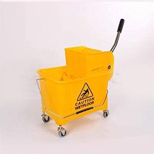 SAM Plastic Mop Bucket with Side Press Wringer - 20L