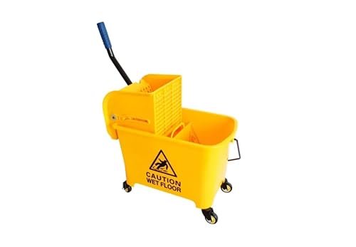 Cleaning Mop Bucket, Yellow