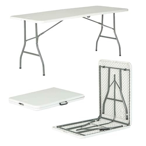 ALSafi-EST Folding Picnic Table- 150*70*70 CM, off white