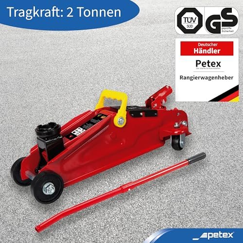 PETEX 44750012 Trolley Jack 2 T, Red