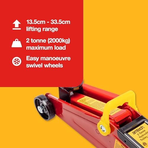 Amtech J0535 Amtech 2-Tonne Hydraulic Trolley Jack