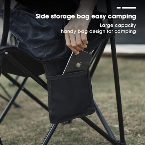 Damei century 4pcs Foldable Camping Chair, Lightweight, Installation-Free, Ideal for Outdoor Parties, Beaches, Lawns, Sports