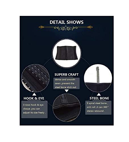 Latex Waist Women Shapewear Body Shaper Corset Slimming Belt (Size:XXL)