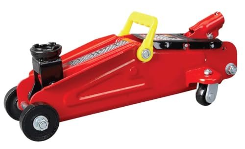 BIG RED T82002-BR-2 Torin Hydraulic Trolley Car Jack, 2 Ton (4,000 lb) Capacity - Red