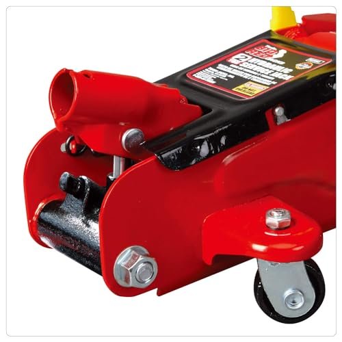 BIG RED T82002-BR-2 Torin Hydraulic Trolley Car Jack, 2 Ton (4,000 lb) Capacity - Red