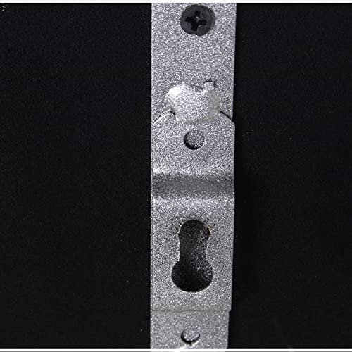 DRW Round Wall Mirror Metal and Backed MDF Silver 100cm x 1.5cm INT. 98.5cm