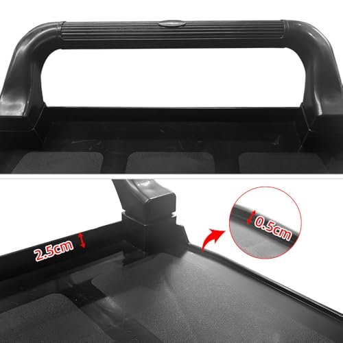 Mecent Serving Trolley with Wheels, Cleaning Trolley in the Restaurant, Hotel, School, Kitchen, Rolling Trolley, Load Capacity 200 kg (87 x 43 x 94 cm)