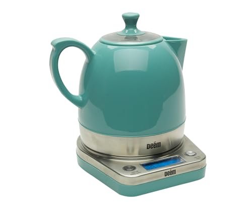 Deem Karak Tea Maker, 1 Liter, Turquoise, Ad- Epkt- 1012A, Ceramic Material