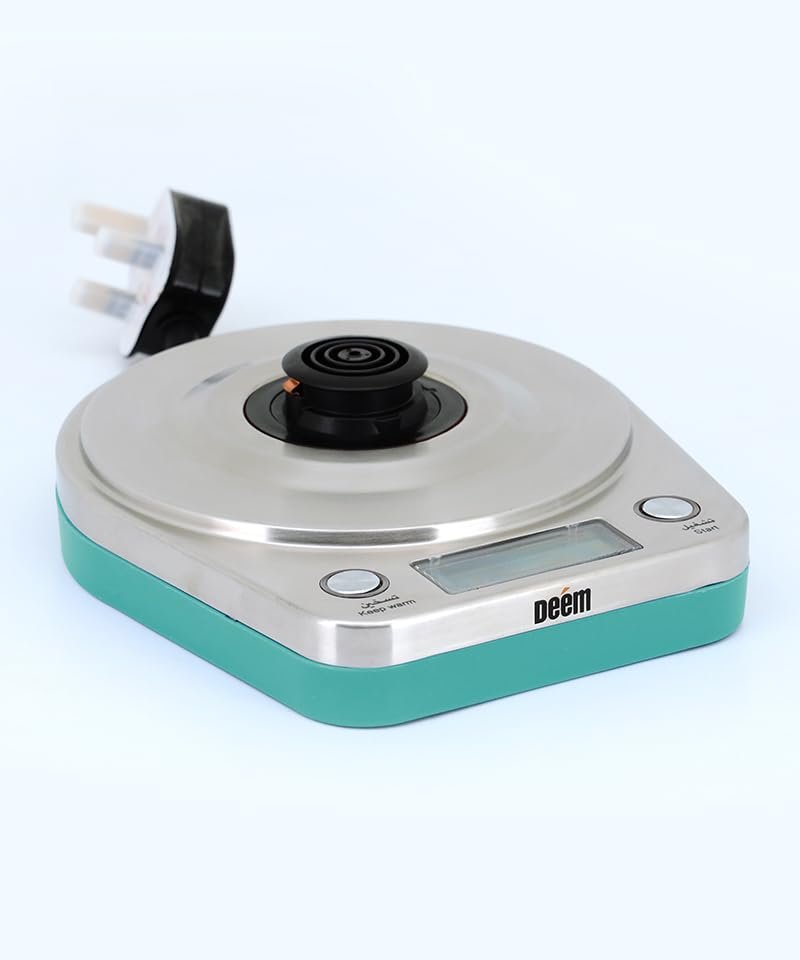 Deem Karak Tea Maker, 1 Liter, Turquoise, Ad- Epkt- 1012A, Ceramic Material