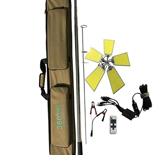 360 Modern Fan With LED Light, Remote Control - 1500 Watt