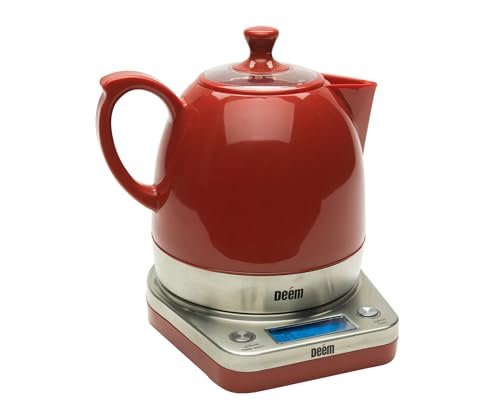 Deem Karak Tea Maker, 1 Liter, Red, Ad- Epkt- 1012A, Ceramic Material