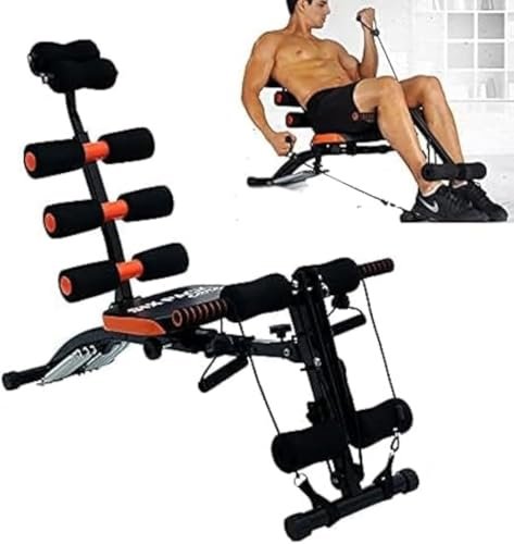 ALSafi-EST Six Pack Care- Fitness Exercise Machine,Multi Function - Black