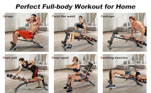 ALSafi-EST Six Pack Care- Fitness Exercise Machine,Multi Function - Black