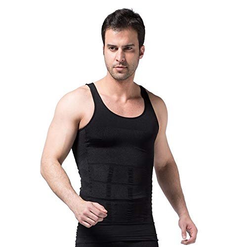 Men's Slimming Waist Cincher (White, M)