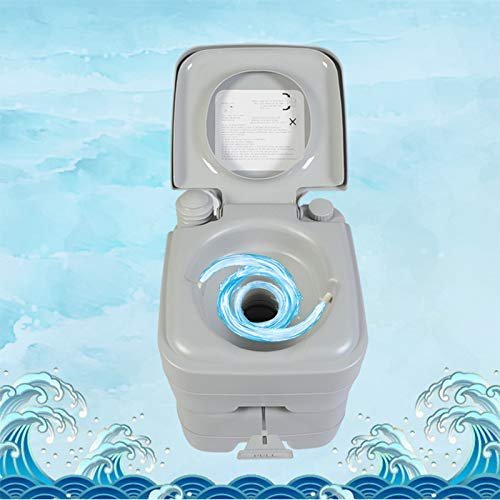 Practical Convenient Portable Toilet Camping Portable Camp Toilets With 5.2 Gallon Waste Tank Portable And Flush Design For Hiking Construction Sites Chemical Toilet TDF