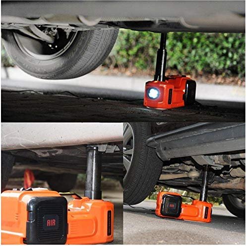 Automotive Electric Hydraulic Floor Jack 12V DC 3T with Electric Impact Wrench 4 in 1 Electric Car Jack Tool Kit with LED lamp