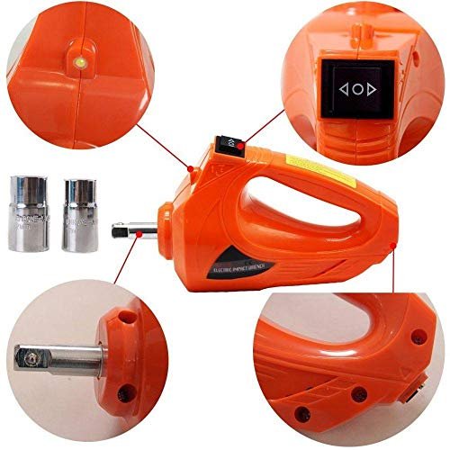 Automotive Electric Hydraulic Floor Jack 12V DC 3T with Electric Impact Wrench 4 in 1 Electric Car Jack Tool Kit with LED lamp
