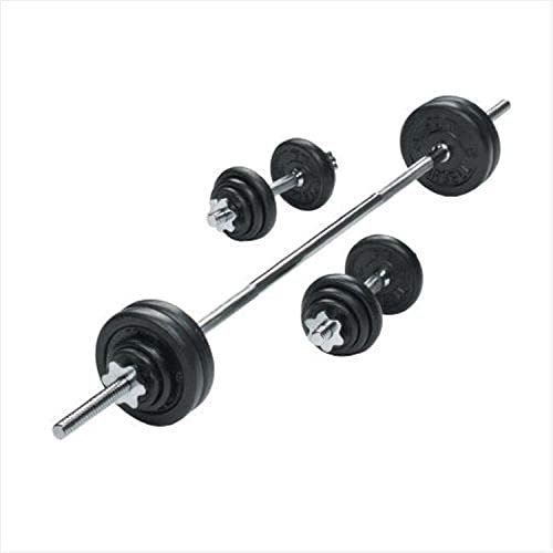 Rubber Barbell/Dumbbell Kit KL11R - 50kg