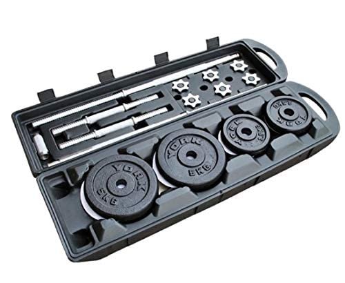 York Dumbbell, 50 KG, Black