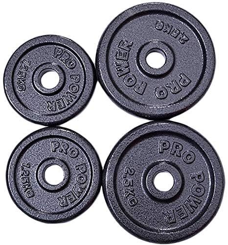 Other Pro Power Dumbbell Set, 50kg, Adjustable, Black Iron, 1" Diameter, 28cm x 69cm