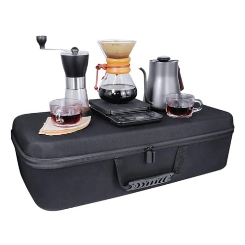 SOTECH Portable Pour Over Coffee Maker Chemex Dripper Set Espresso Americano Latte For Travel Camping Office Home Car Hiking(2 Cup Coffe Gift Set), 6.86.757
