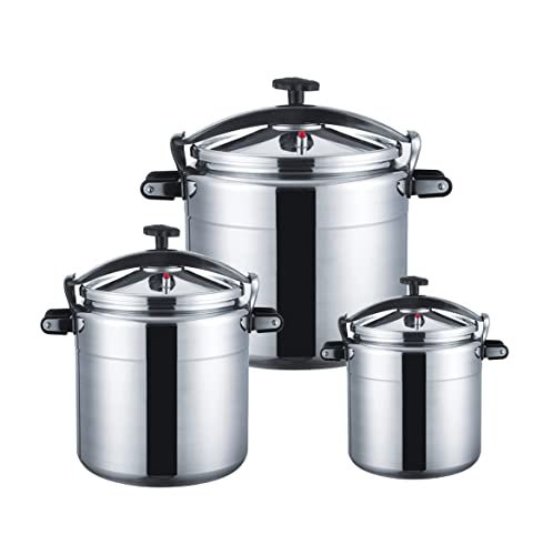 BLACKSTONE Pressure Cooker ECO, Home Kitchen Silver Pressure Cooker with Lid جدر ضغط عربي (50 L)
