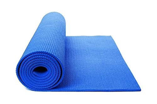 Comfortably Cushioned Yoga Mat, Blue