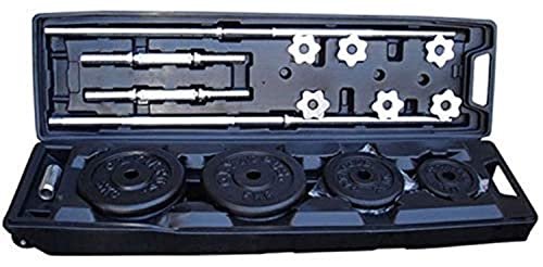 1304-043 50KG BARBELL AND DUMBBELL WITH STORAGE CASE