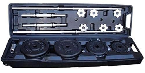 Emfil 1304-043 50KG BARBELL AND DUMBBELL WITH STORAGE CASE