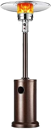 generic Patio Heaters, Outdoor Propane Terrace Heaters, with Pressure Reducing Valve (Color : Fixed style, Size : Natural gas)