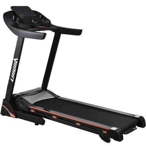 سير مشي قابل للطي بعجلات ، أقصى وزن 120 كجم ، محرك 3.5 حصان موديل 109A أسود