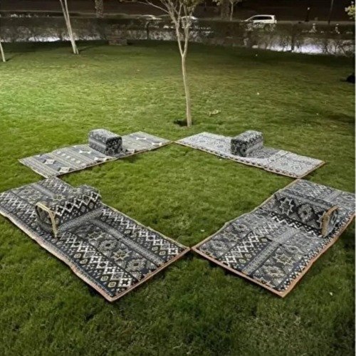 طقم جلسة بر ملكي 8 قطع بتصميم فاخر للرحلات والحدائق,مجلس 8 قطع 🌵