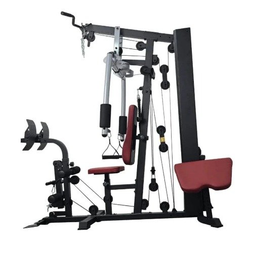 جهاز هوم جيم منزلي D01-06 أكثر من 40 تمرين,صالة رياضية متكاملة في بيتك,بنش,كرسي تمارين