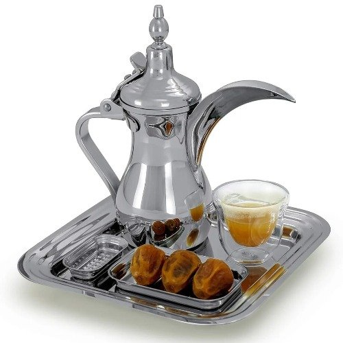طقم تقديم دلة قهوة عربية صغير مع فناجين – أنيق وسهل الاستخدام للضيافة ACSS-01
