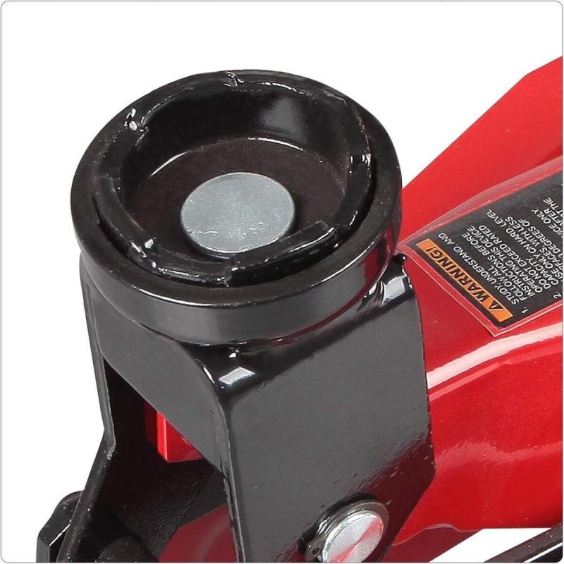 🛠️ رافعة سيارة هيدروليك حمراء 2 طن بعجلات وحقيبة حمل – قوية وآمنة وسهلة الاستخدام