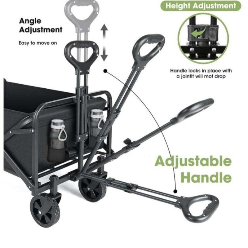 عربة رحلات قابلة للطي مقاس 60x38 سم صغير