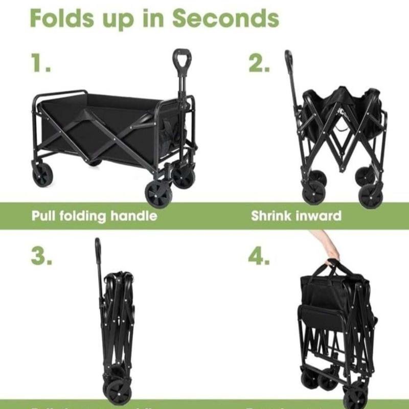 عربة رحلات قابلة للطي مقاس 60x38 سم صغير