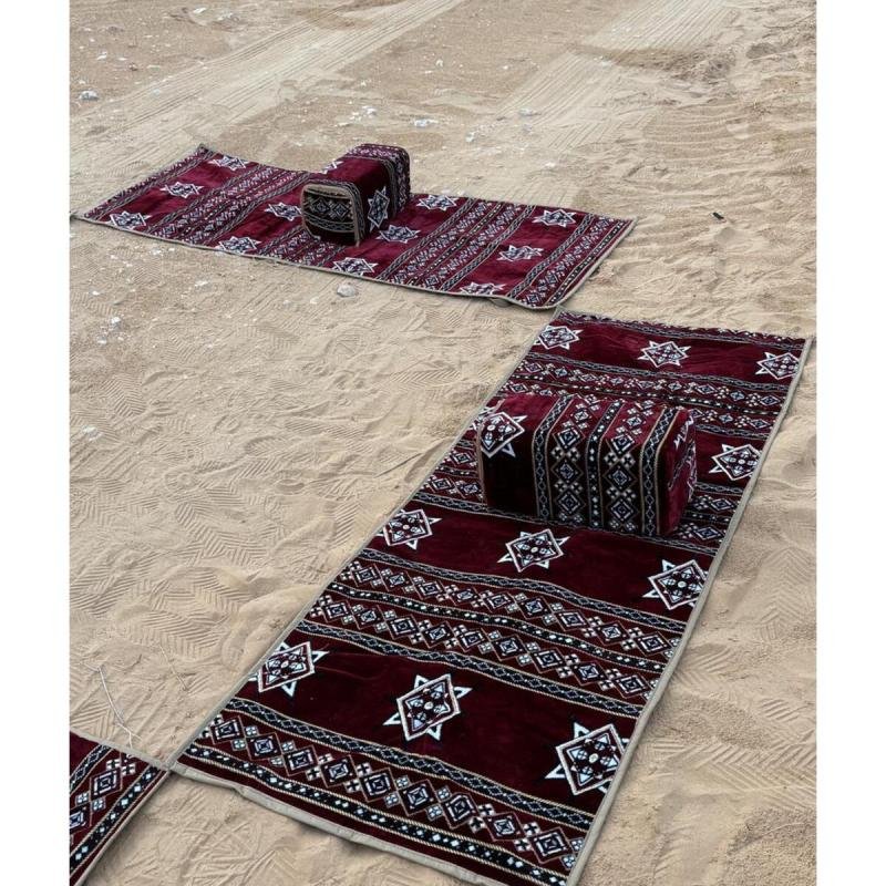 4 مدات بر و 4 مراكي ملكى بالشنطة مقاس المدات 2 متر *80 سنتيمتر