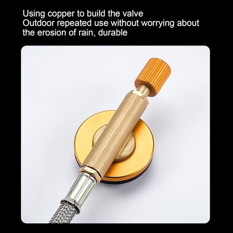 موقد غاز تخييم قوي بلهب اندماج – تسخين سريع وتصميم آمن للرحلات