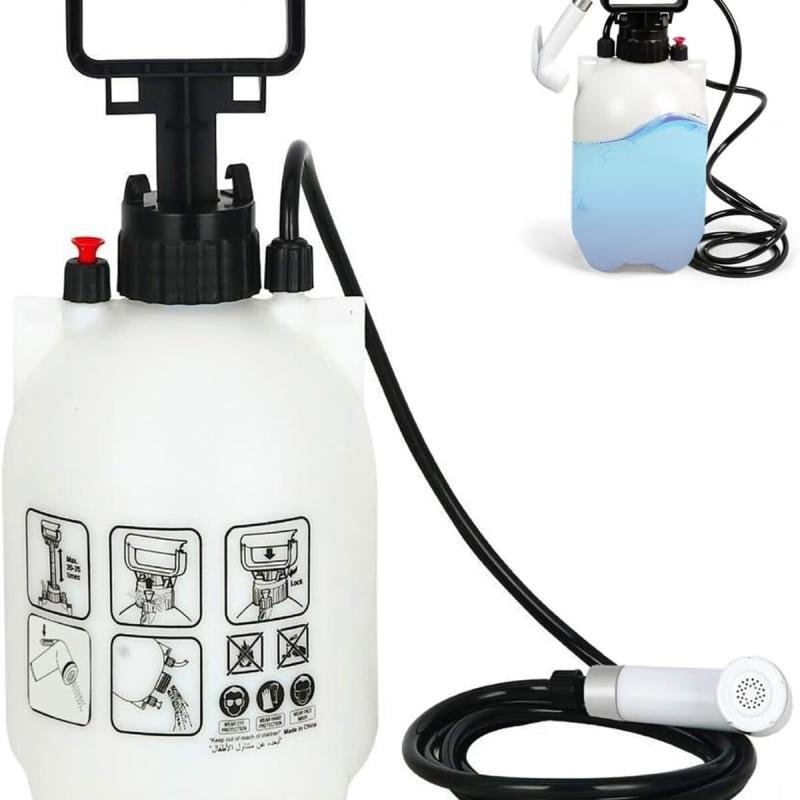 شطاف وضوء متنقل للرحلات والتخييم خفيف وعملي واقتصادي في استهلاك الماء 💦