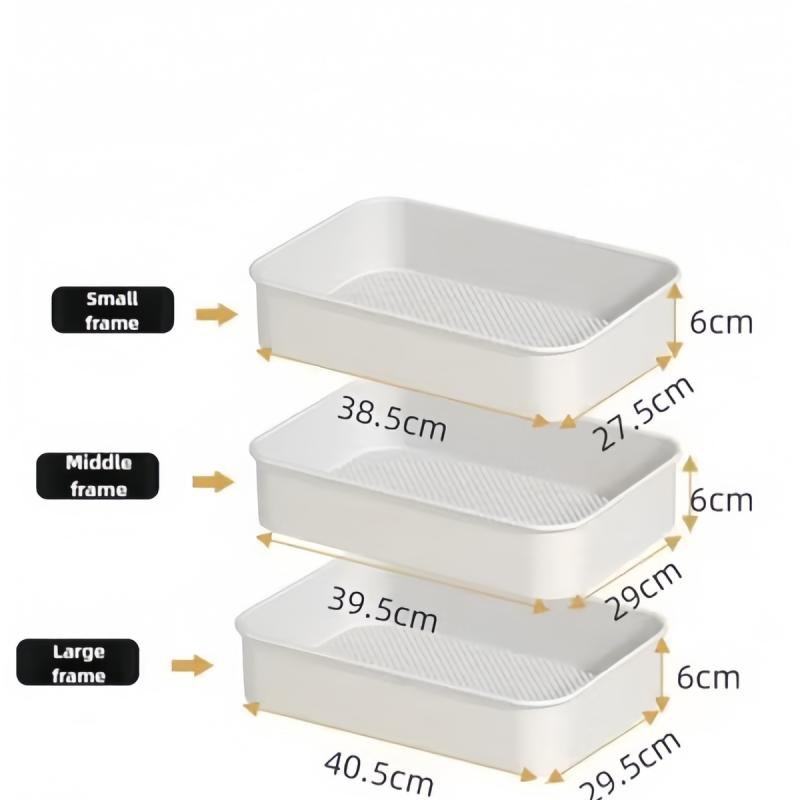 عربة تخزين أطفال متحركة من الفولاذ بالكامل بثلاثة أرفف