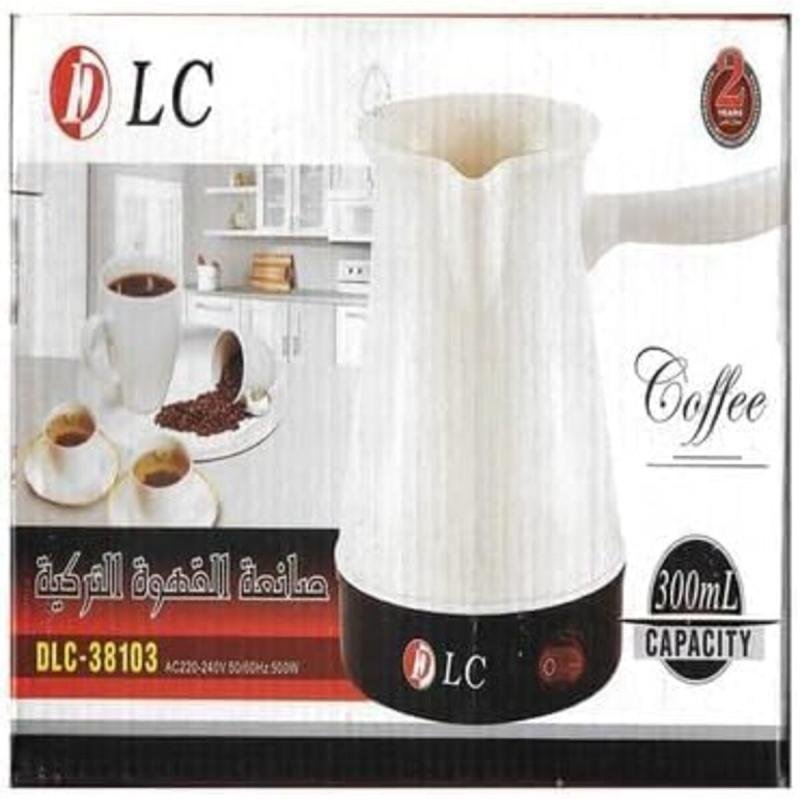 ماكينة صنع القهوة التركية 300 مل - أسود - DLC-38103 (أبيض)