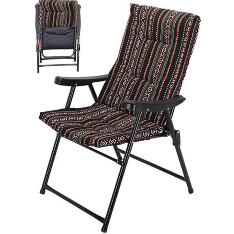 كرسي تخييم قابل للطي من قماش السدو