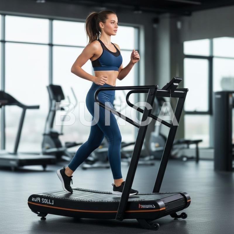 تريدميل مشي منحني بدون كهرباء | يتحمل 150 كجم | يحرق سعرات أعلى | مناسب للمنزل والنادي,ljj-02pulS