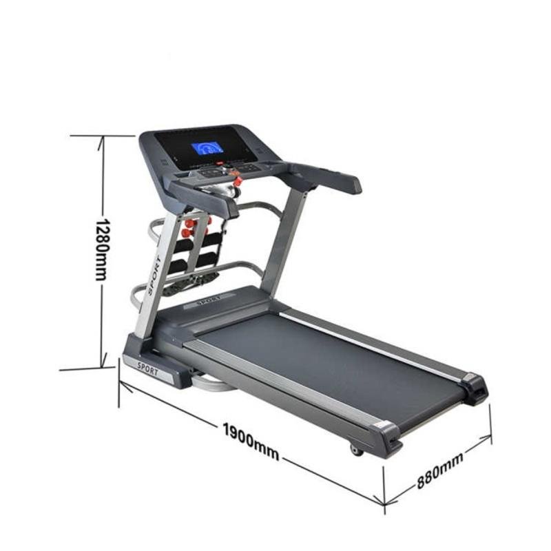 سير جري مع شاشة للسرعة،المسافة،الوقت، النبض،السعرات الحرارية,بقوة 4 حصان ميل 20% تحمل 160كجم 680s-D