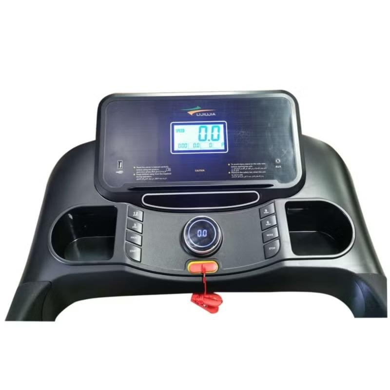 سير جري 4 حصان قابلة للطي تحمل 140 كجم مع بلوتوث ومساحة جري 46×122سم و 3مستويات انحدار,سرعة 16ك,610A