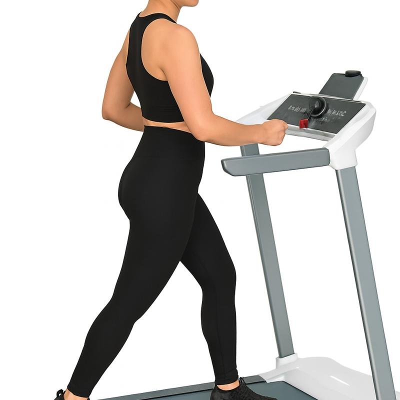 سير جري 3 حصان قابل للطي يتحمل 120 كجم,سرعة 14ك,مع سماعات و بلوتوث و ممتص للصدمات,815AK