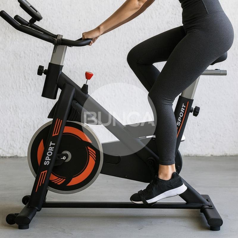 🚴‍♂️ دراجة تمارين هوائية ثابتة 8 مستويات مقاومة موديل LJJ-706 للمنزل