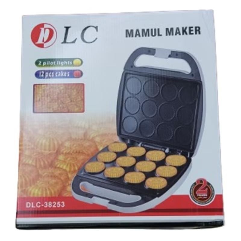 آلة صنع الدونات والمعمول الكهربائية بقوة ١٤٠٠ واط - محطة معجنات مدمجة باللون الأبيض