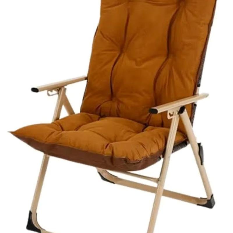 كرسي تخييم فاخر قابل للطي مع وسادة، 5 أوضاع قابلة للتعديل (داخلي/خارجي)